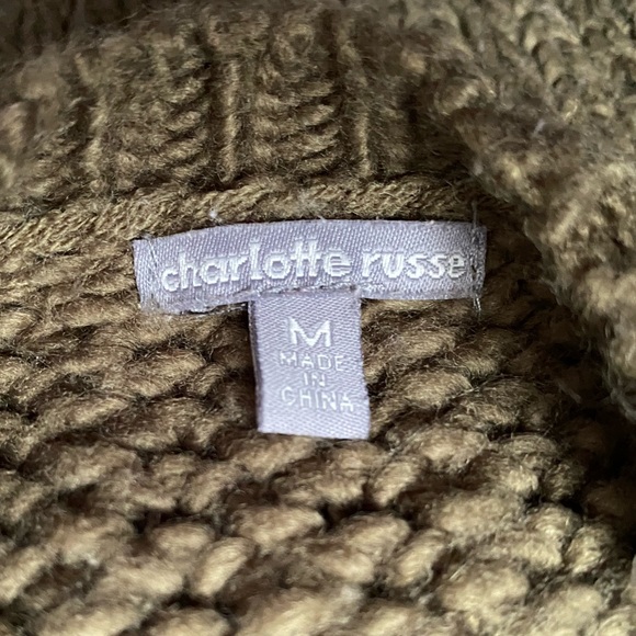 Knit Sweater Hunter Green Medium Long Sleeve - Picture 5 of 5